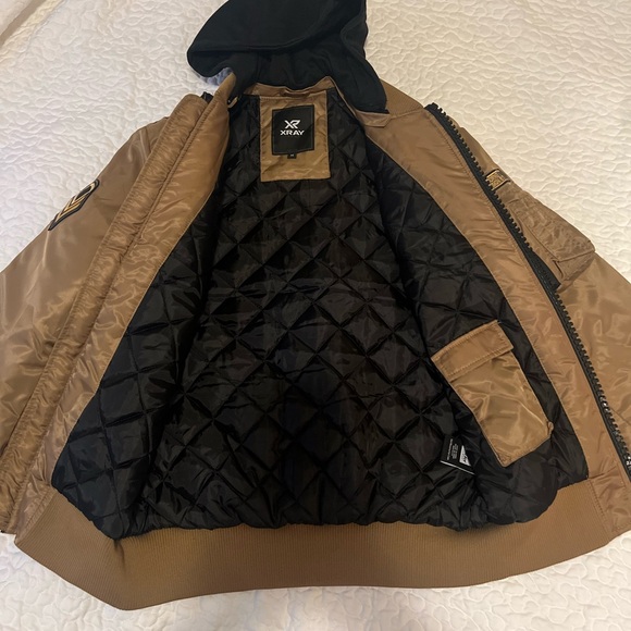 Men's Brown Bomber Jacket - Picture 6 of 9